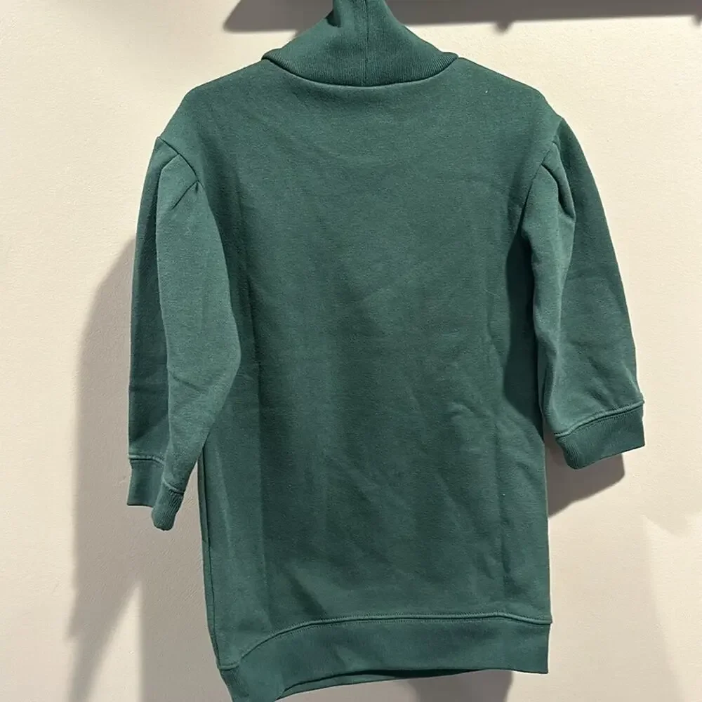 babyGAP 3T Green Mockneck Sweatshirt‎ Dress